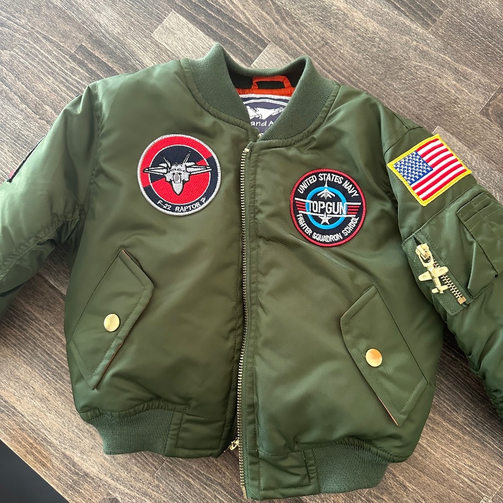 Top Gun Toddler Pilot Jacket